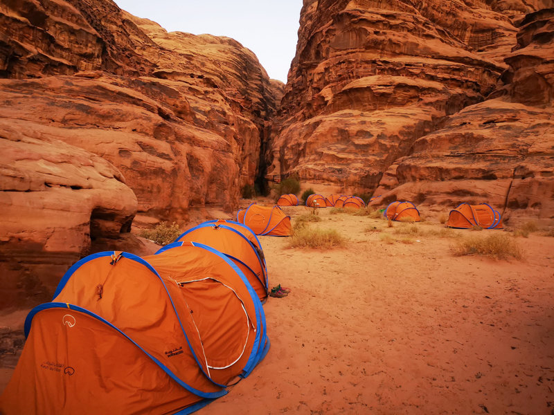 Bajdah woestijn tentenkamp Saoedi-Arabië