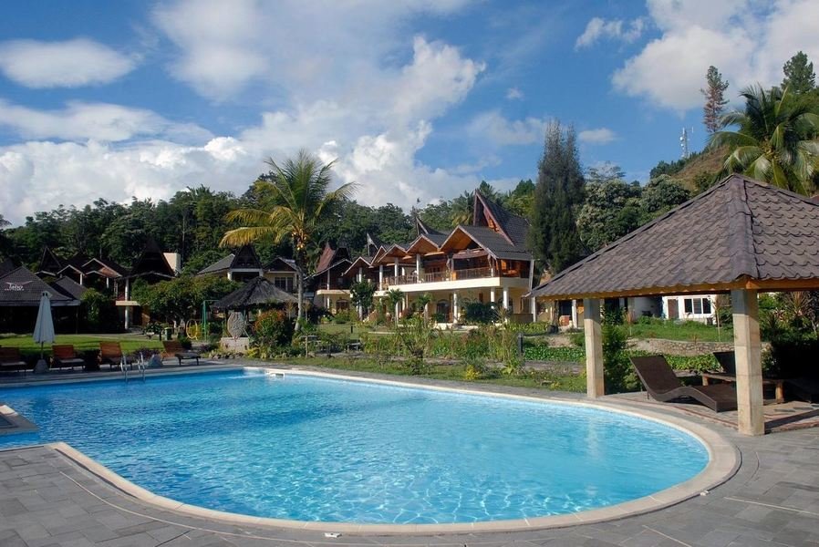 Tabo Cottages - Samosir eiland - Sumatra - zwembad