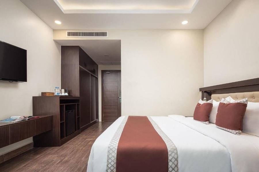 HM Grand Central Hotel - Phnom Penh - Cambodja - slaapkamer