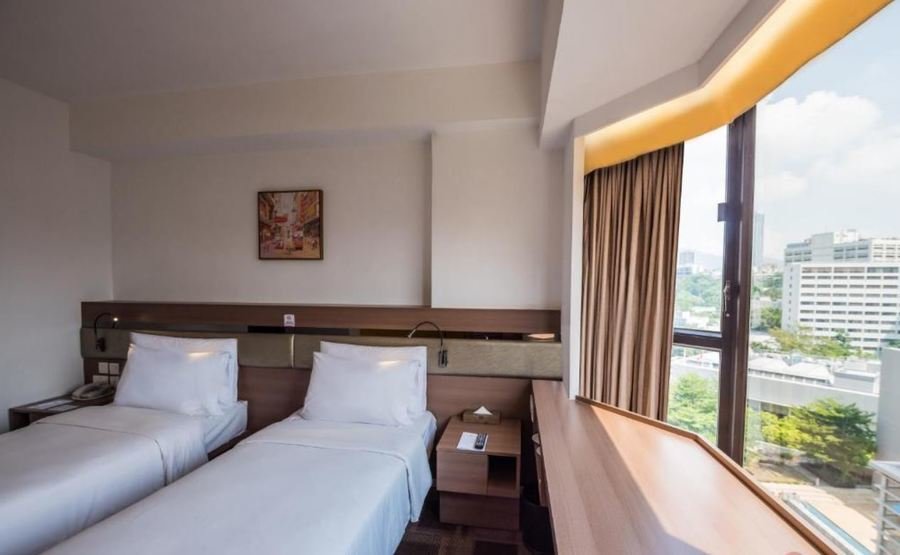 Travelodge Hotel - Hong Kong - China - slaapkamer