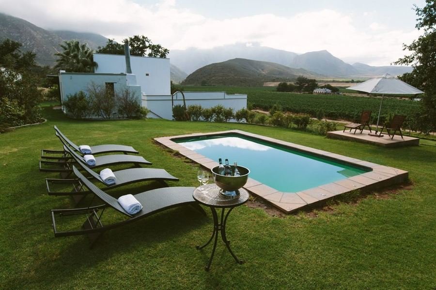 Leipzig Country House - Nuy Vallei - Zuid-Afrika - zwembad