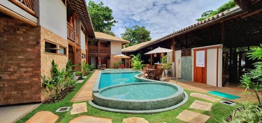 Pousada Casa de Praia - Praia do Forte - Brazilie - zwembad