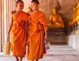 Monniken in Cambodja