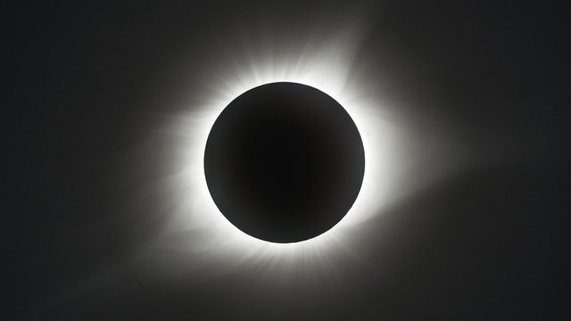 Een totale zonsverduistering in Antarctica