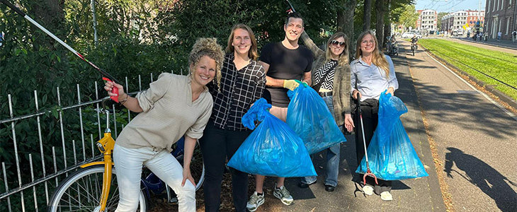 Sawadee collega's steken de handen uit de mouwen tijdens World Cleanup Day