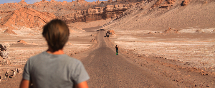 De Atacamawoestijn; de droogste plek op aarde