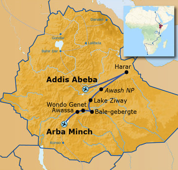 Dragoman: Addis Abeba - Arba Minch