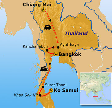 Route Thailand mei - september / Ko Samui