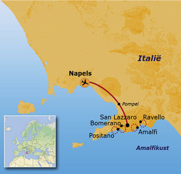 Amalfikust Italië