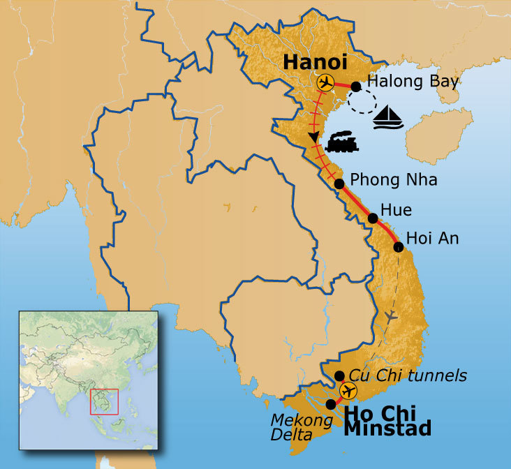 Route Vietnam, 16 dagen