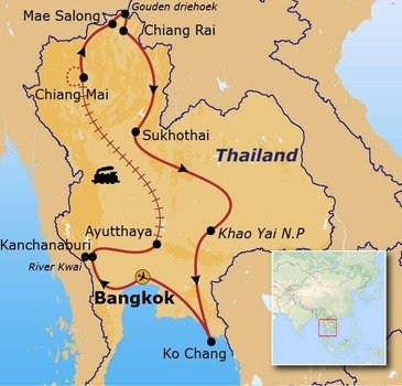 Route Thailand, 21 dagen