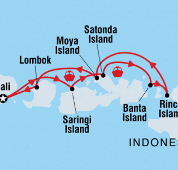 Route 8-daagse reis Bali, Lombok & Sumbawa