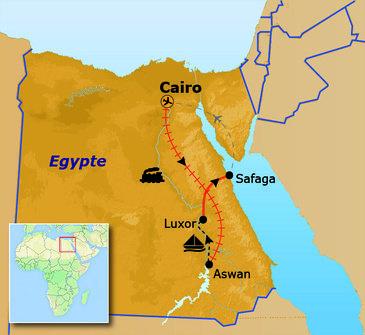 Route Egypte, 12 dagen