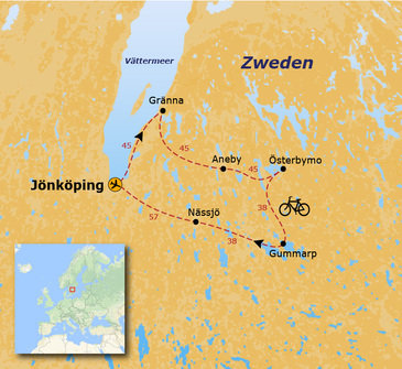 Fietsvakantie Zweden - 15 dagen 