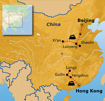 Route China, 17 dagen