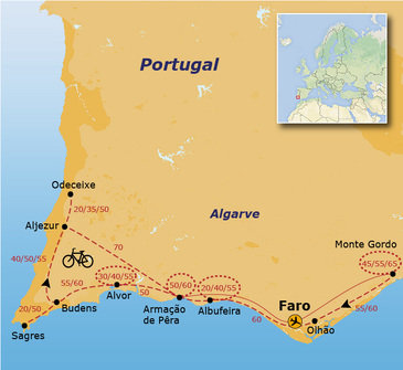 Fietsvakantie Portugal - Algarve