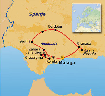 Route Andalusië, 10 dagen
