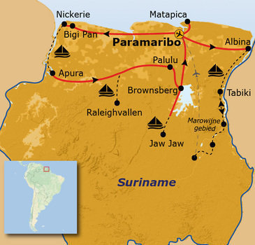 Groepsrondreis Avontuurlijk Suriname