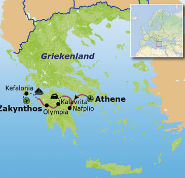 Route 2, Griekenland, 15 dagen
