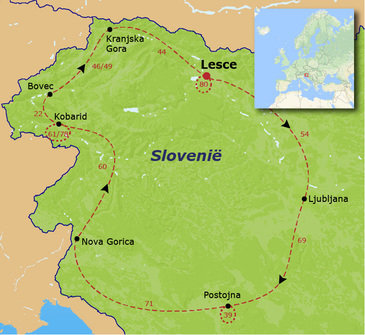 Fietsvakantie in Slovenië
