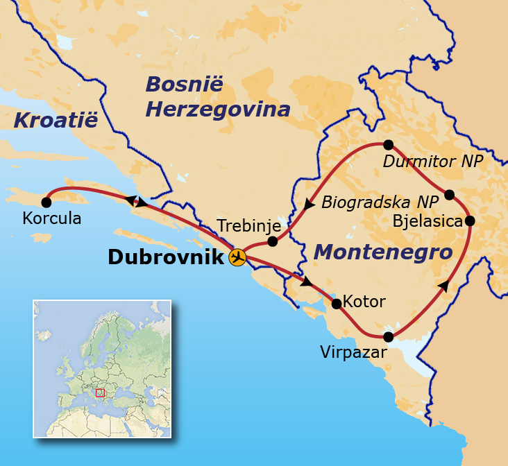 Route Balkan, 15 dagen