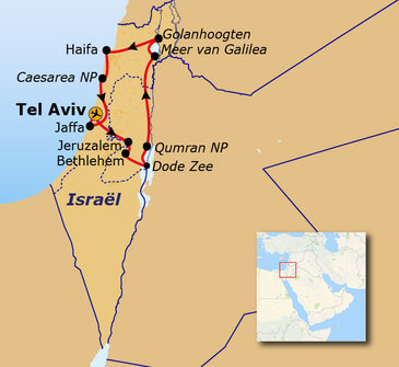 Route Israël, 8 dagen
