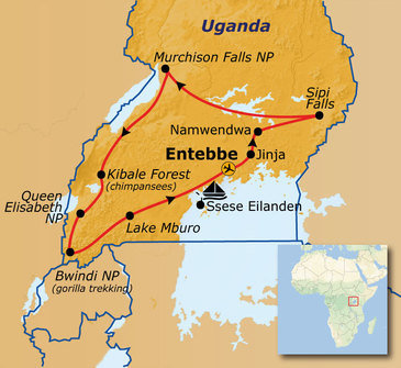 Route 2022 Uganda, 21 dagen