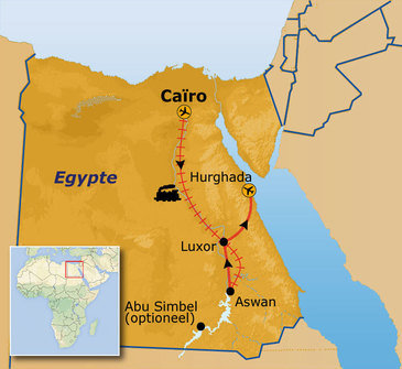 Route Egypte, 9 dagen 