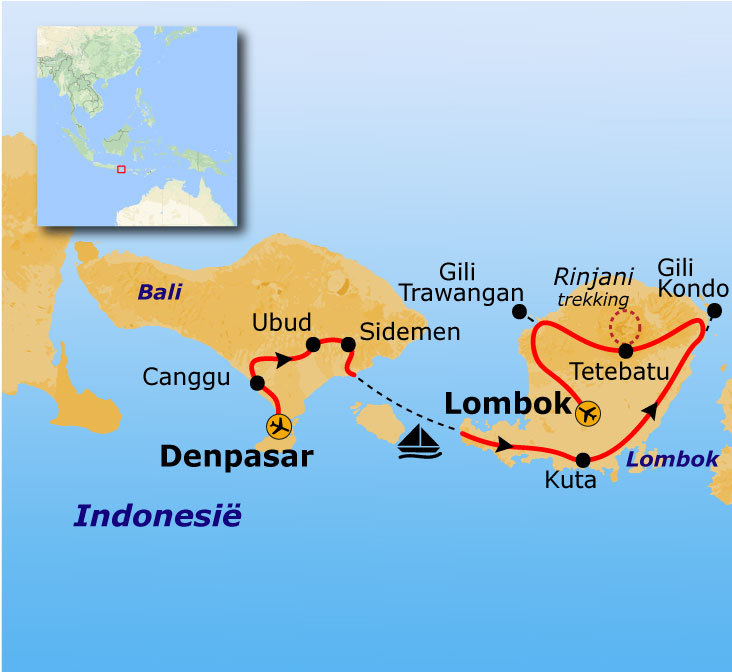 Route Bali & Lombok, 17 dagen