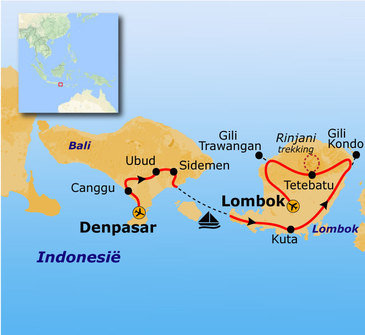Route Bali & Lombok, 17 dagen