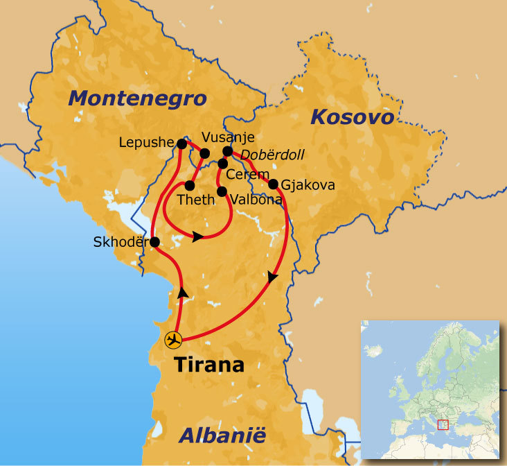 Wandelrondreis Balkan