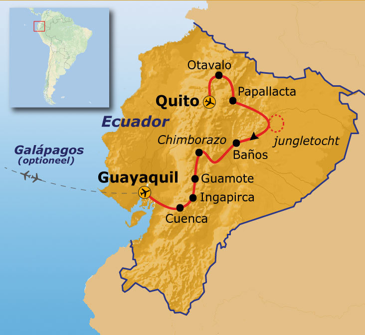 Route Ecuador, 17 dagen