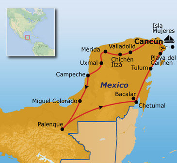 Route Mexico, 18 dagen