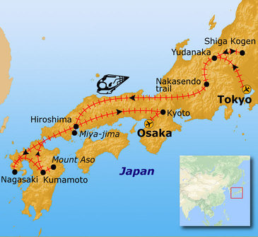 Route Japan, 21 dagen