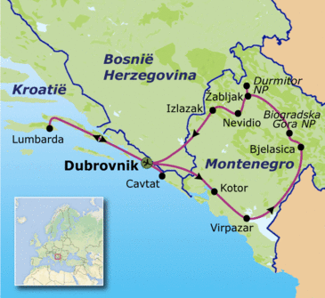 Route Balkan, 15 dagen 2024