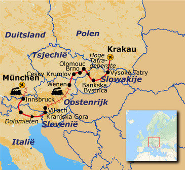 Centraal Europa, 21 dagen 