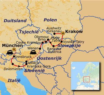 Centraal Europa, 21 dagen 