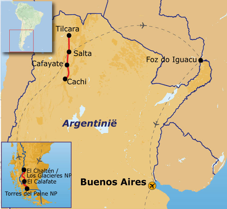 Route Argentinië