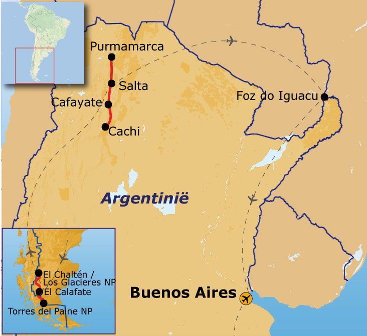 Route Argentinië