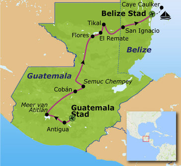 Familiereis Guatemala en Belize, 18 dagen
