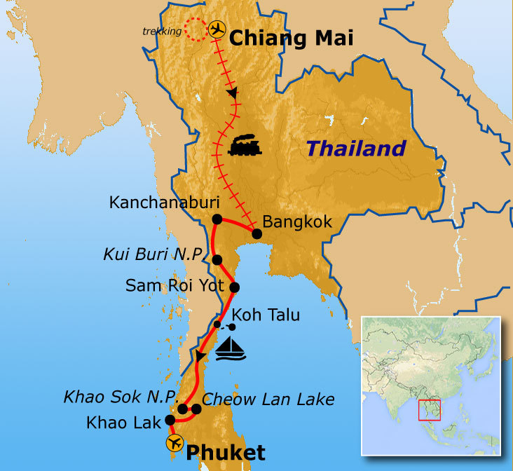 Thailand 22-35, mei t/m september