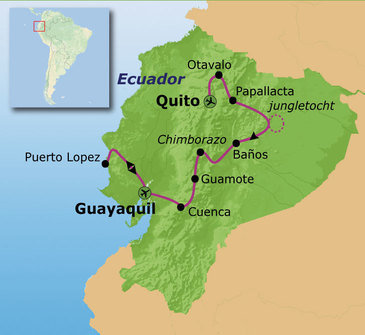 Route Ecuador 2025, 21 dagen
