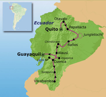 Route Ecuador, 21 dagen