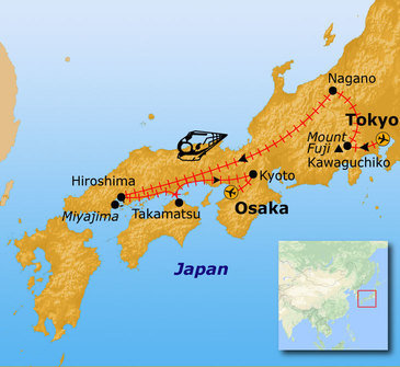 Route Japan, 20 dagen
