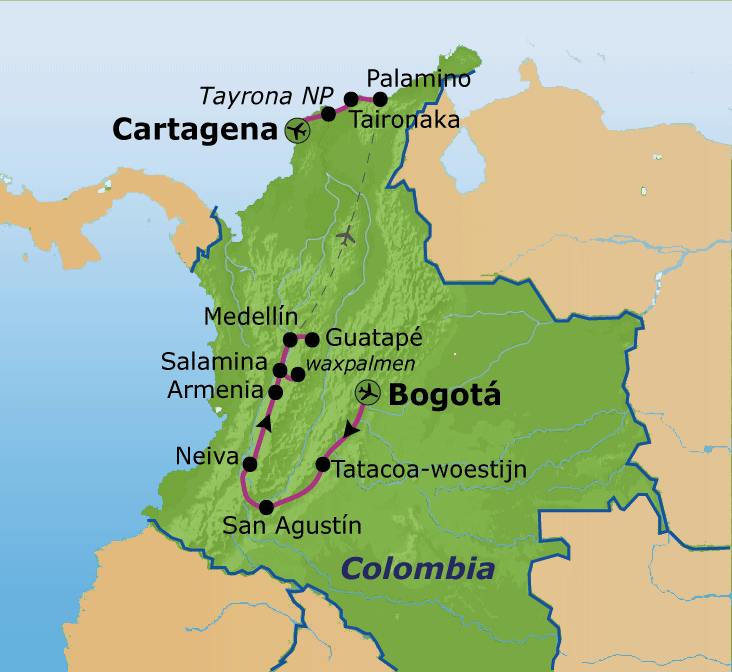 Colombia familiereis, 23 dagen nieuw