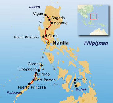 Route Filipijnen, 24 dagen