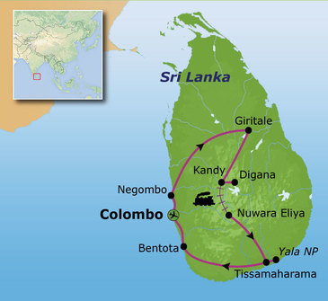 2026: Route Sri Lanka, 16 dagen