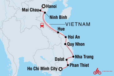Route Vietnam, 17 dagen