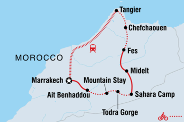 14-daagse Fietsreis Marokko