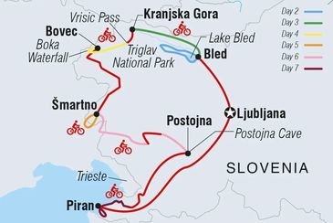 Slovenië Fietsreis